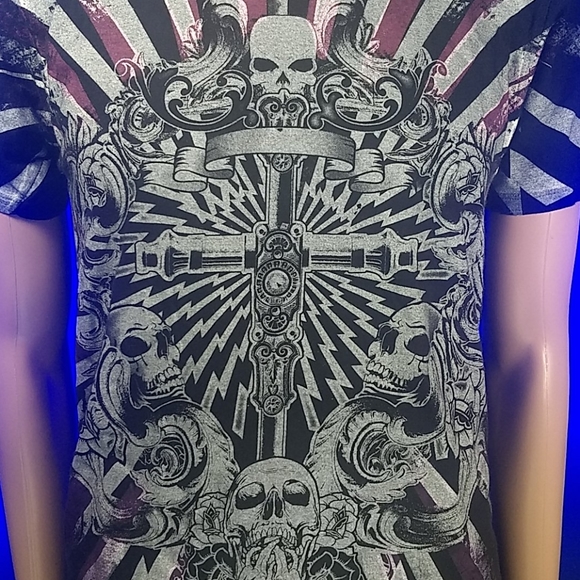 Chemistry Gothic Skulls and lightning size M - Picture 9 of 14